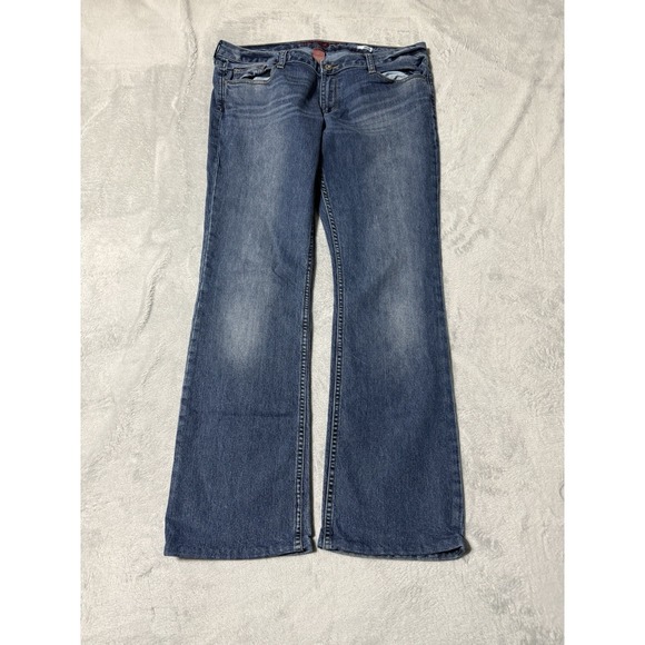 Arizona Jean Co. Denim - Arizona Jeans Womens 34x29.5 Blue Low Rise Bootcut Stretch Denim